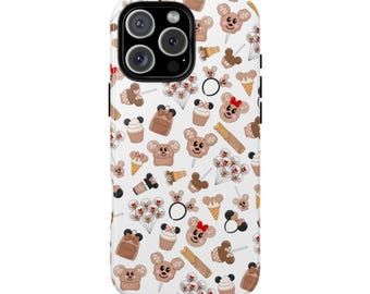 Mouse Ears Gingerbread Christmas Tough Case Phone Case, Mickey Phone Case, iPhone Case, Samsung Galaxy Phone Case, Pixel Case, Disney Case