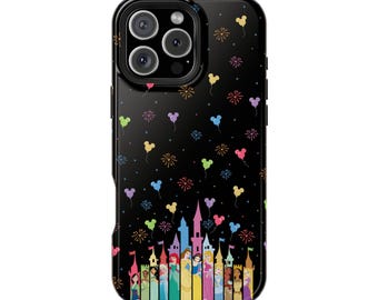 MagSafe Princesses and Castle Phone Case, Disney Princesses Case, Disney Phone Case, iPhone Compatible Case