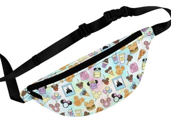Park Day Snacks and Essentials Fanny Pack,  Disney Park Bag, Disneyland Disney World Bag, Vacation Fanny Pack, Cute Disney Fanny Pack
