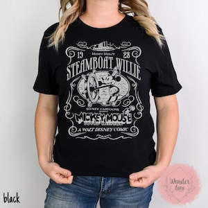 Steamboat Willie Shirt, Disney Mickey Mouse Tee, Vacation Tee, Disneyland Tee, Disney World Shirt