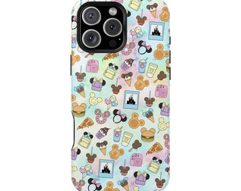 MagSafe Park Day Snack and Essentials Phone Case, Disney Phone Case, Mickey Minnie Phone Case, iPhone Case
