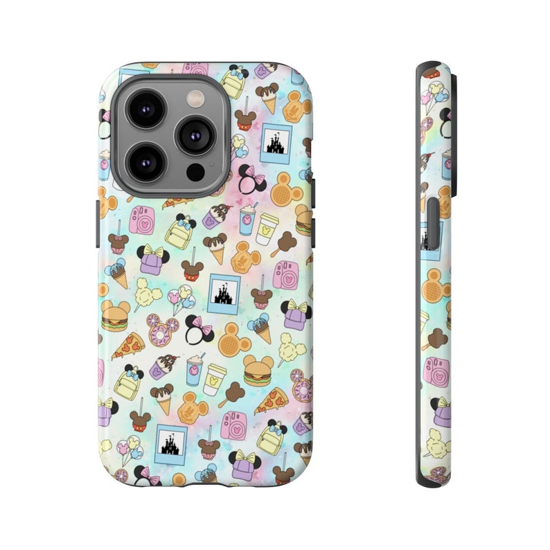 Park Day Snacks and Essentials Tough Phone Case, iPhone Case, Samsung Galaxy Phone Case, Pixel Case, Disney Phone Case, Mickey Phone Case image 1