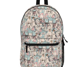 Mochila retro de personajes de Star Wars, bolsa de Star Wars, mochila de Star Wars de regreso a la escuela, mochila para niños adolescentes adultos, mochila de Disney