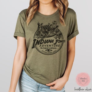 Indiana Jones Ride Shirt, Disney Shirt, Disneyland, Disneyworld, Adventureland, Family Matching Unisex Jersey Short Sleeve Tee