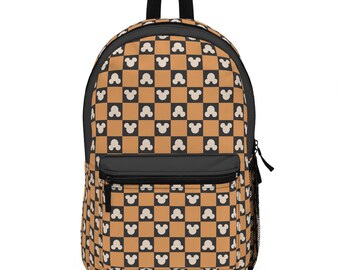 Mochila a cuadros de Mickey Mouse de Halloween, Mochila de Halloween de Disney, Bolsa de parque, Bolsa de Disneyland, Mochila de Disney World