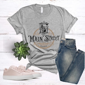 Disneyland Main Street Shirt, Main Street USA Shirt, Disney Vacation Tee, Family Tee, Group Shirt, Unisex Soft Jersey Tee