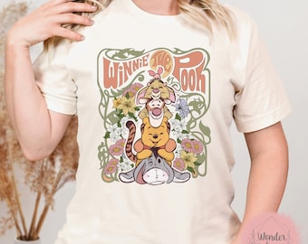 Winnie The Pooh Shirt, Pooh Bear and Friends Tee, Disney Tee, Vacation Tee, Disneyland Tee, Disney World Shirt, Family Matching Tee
