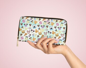 Park Day Zipper Wallet, Disney Wallet, Mickey Treats Wallet, Park Day Snacks and Essentials Zipper Wallet