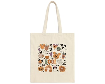 Mickey Mouse Boo Halloween Tote Bag, Disney Halloween Bag, Disney Trick or Treat Bag, Halloween Disneyland Disney World Bag