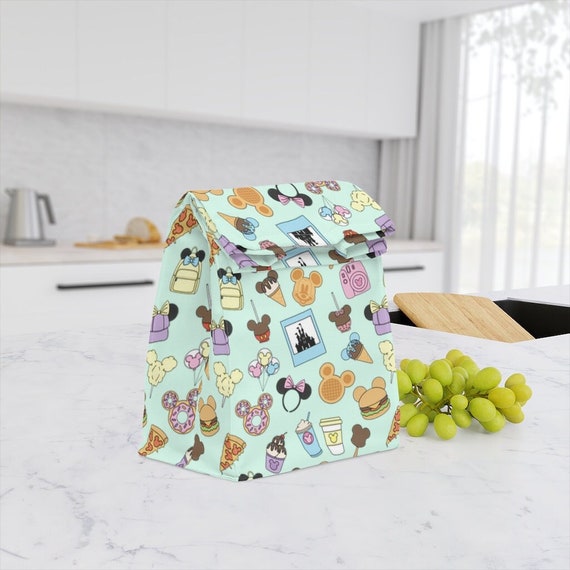 Disney Park Snacks Neoprene Lunch Bag Park Snacks Lunch Bag Disney