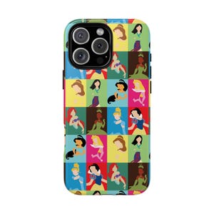Princess Tough Phone Case, Disney Phone Case, iPhone Case, Samsung Galaxy Phone Case, Pixel Case, Disney Case