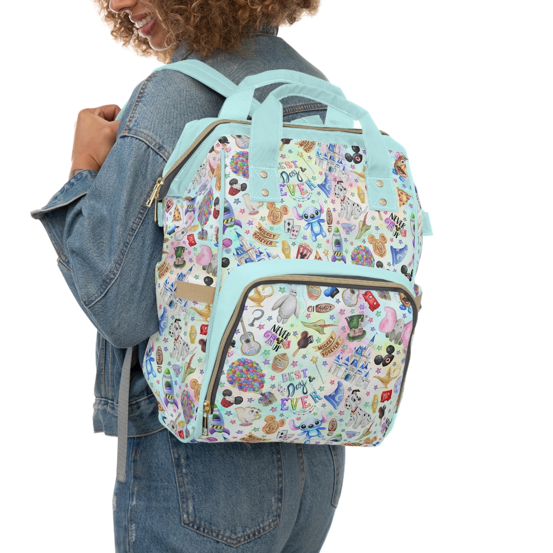 Disney Best Day Ever Multifunctional Diaper Backpack, Disneyland Diaper