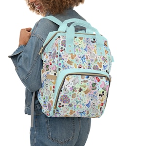 Disney Best Day Ever Multifunctional Diaper Backpack, Disneyland Diaper Bag, Disney World Backpack, Disney Bag, Park Bag