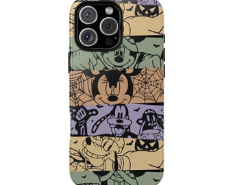 Halloween Mickey and Friends Phone Case, iPhone 13, 14, 15 Case, Samsung Galaxy Phone Case, Pixel Case, Mickey Minnie Disney Case