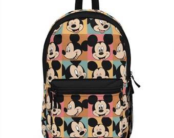 Retro Mickey Mouse Backpack, Disneyland Backpack, Disney World Backpack, Park Day bag, Theme Park Bag