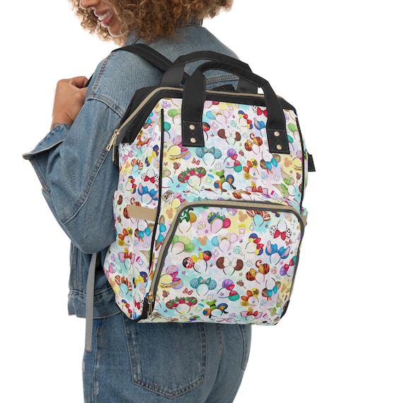 Disney Mouse Ears Multifunctional Diaper Backpack Disneyland Diaper Bag Disney World Backpack Disney Bag Park Bag Etsy Canada