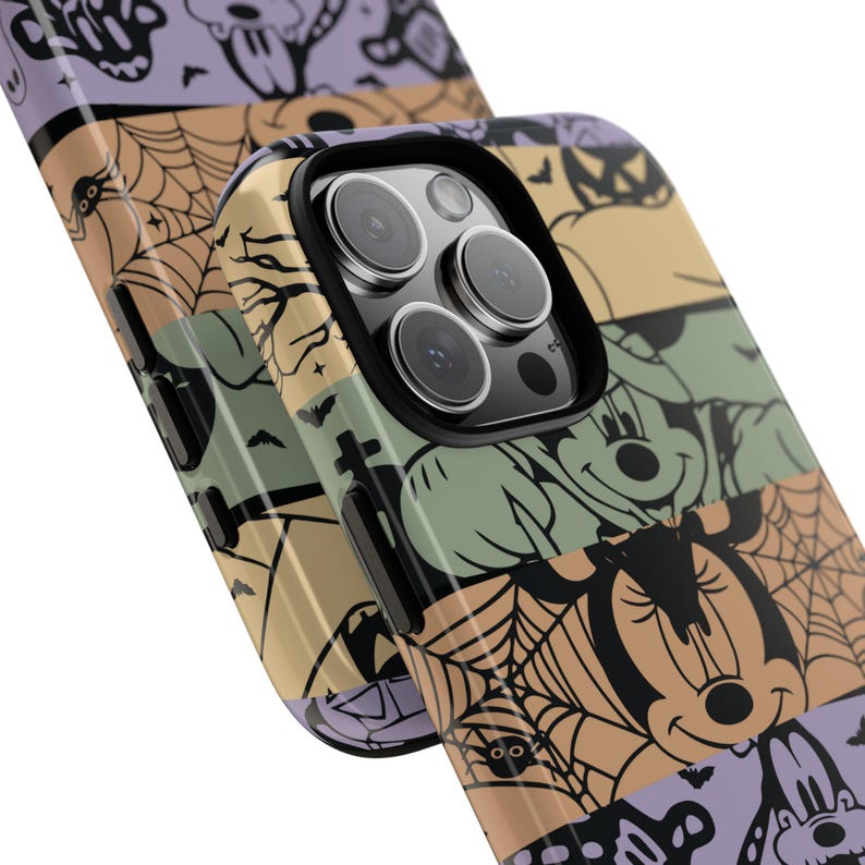 Halloween Mickey and Friends Phone Case, iPhone 13, 14, 15 Case, Samsung Galaxy Phone Case, Pixel Case, Mickey Minnie Disney Case image 2