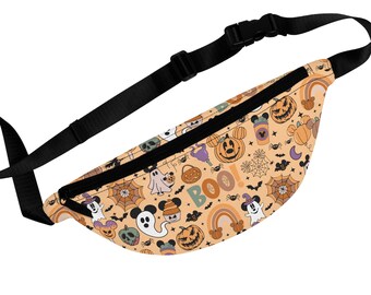 Mouse Ears Boo Halloween Fanny Pack, Disney Halloween Vibes Fanny Pack, Park Day Fanny Pack, Vacation Bag, Waist Bag