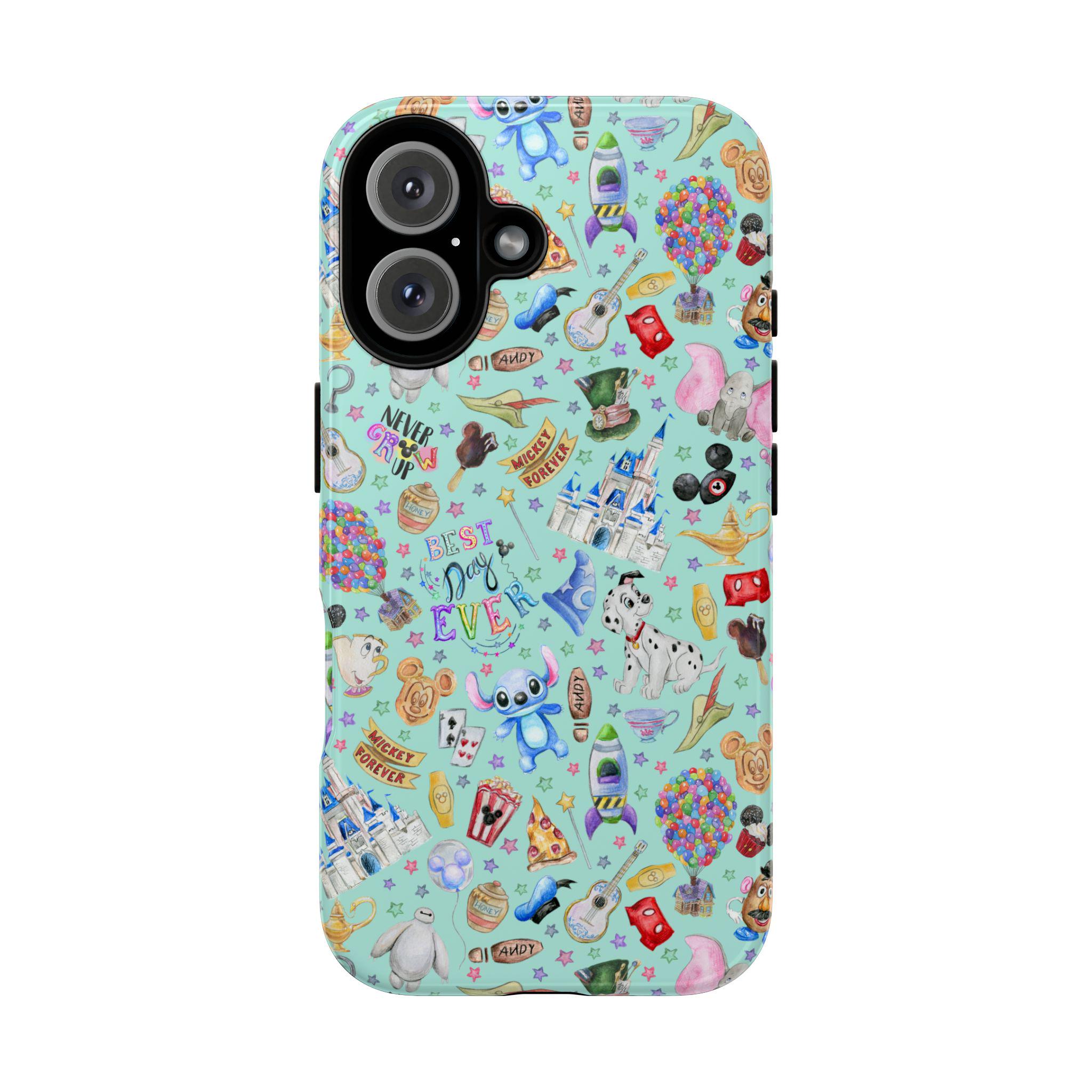 Disney Best Day Ever Tough Phone Case, Disney Hard Phone Case, Mickey Minnie Phone Case, iPhone Case