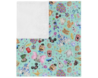 Best Day Ever Disney Blanket, Disney Velventeen Minky Blanket, Disney Blanket, Disneyland Disney World Blanket
