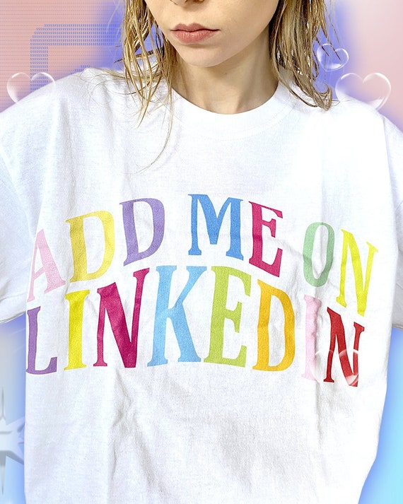 Linkedin Vintage Graphic T Shirt 