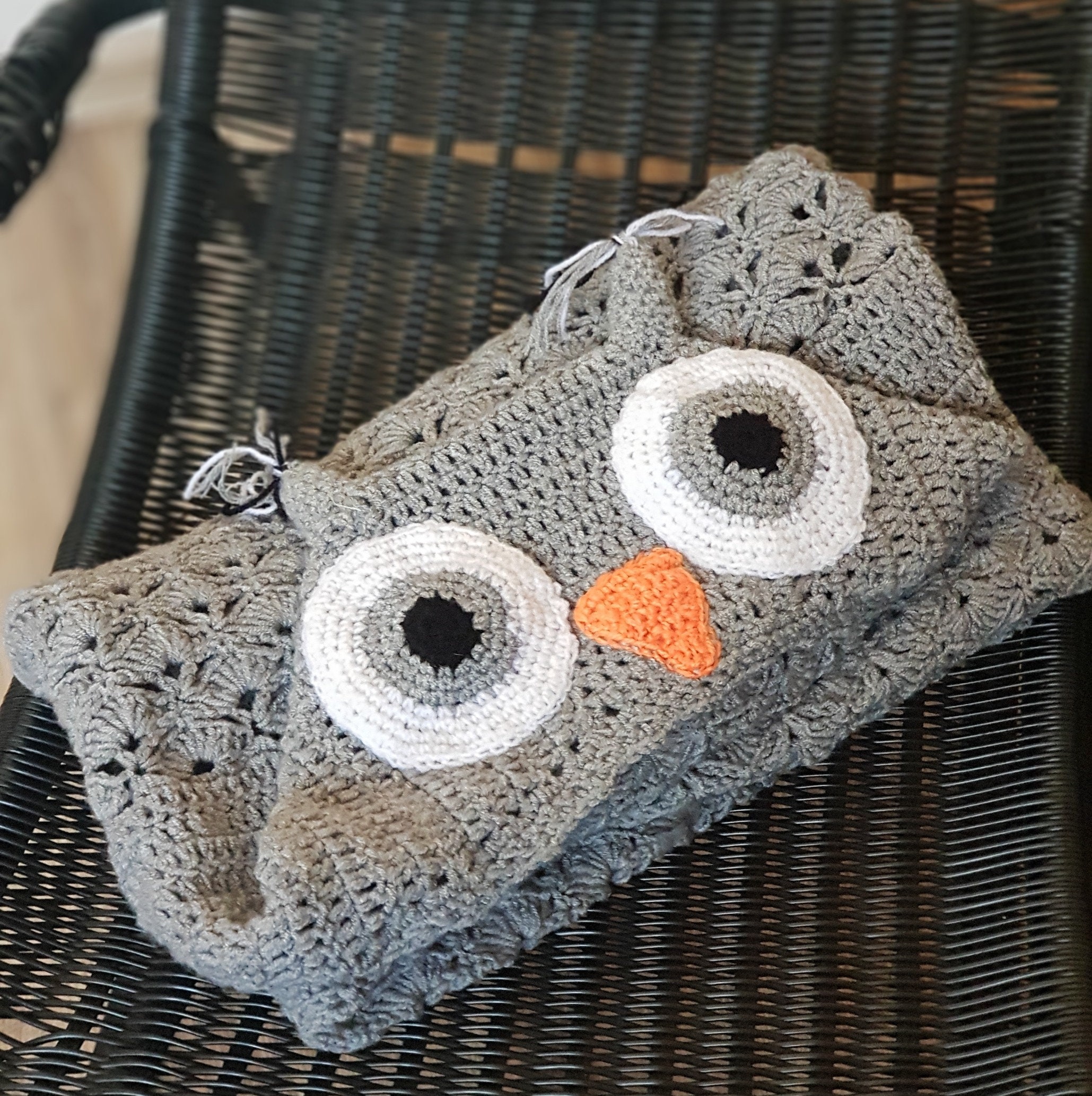 Hooded Owl Blanket Etsy