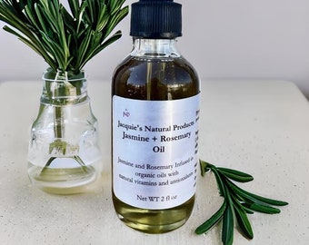 Jasmine + Rosemary Oil 2 oz- Multi-purpose oil