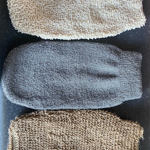 Bade-Peeling-Handschuhe aus Bambus und Leinenfaser