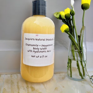 Chamomile + Peppermint Hyaluronic Hydrating Body Wash 8 oz
