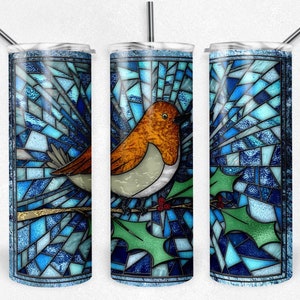 Stained glass bird