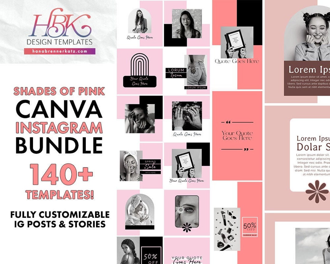 140+ Customizable Canva Instagram Social Media Templates for IG Stories ...