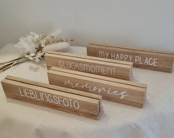 Photo holder | Picture ledge | Card holder | Wood | Gift idea | Birthday | Mother's Day