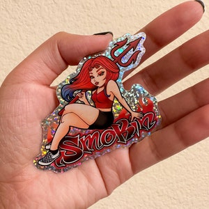 Y2K Sticker Inspired - Smokin