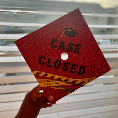 Graduation Cap Topper/criminal Justice Major Etsy