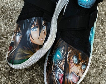 Shingeki no Kyojin Attack on Titan Sneaker Freizeitschuhe Sportschuhe Schnürer 