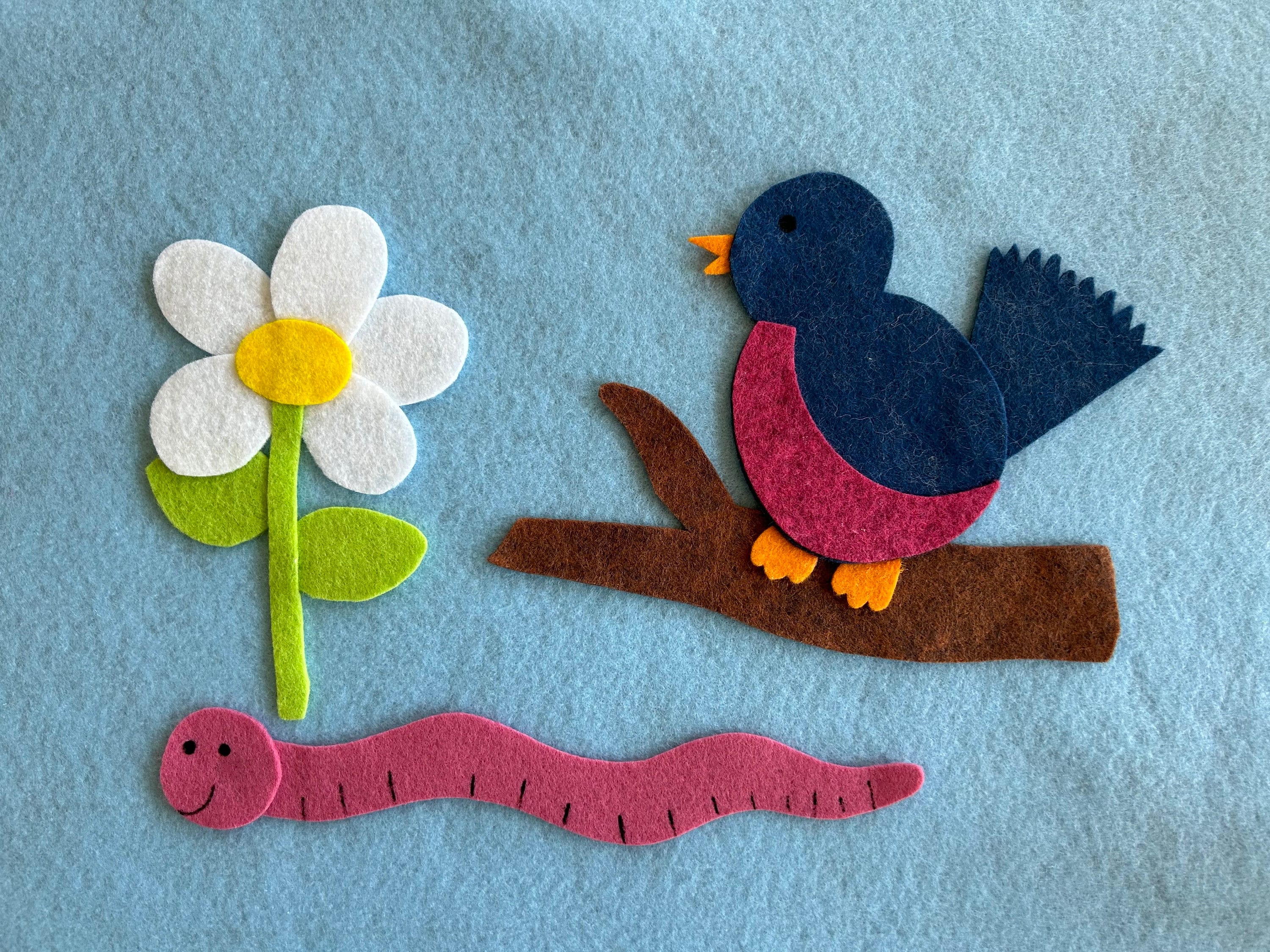 Mouse's First Spring Child's Felt Story, Hands on Engaging Story Time ...