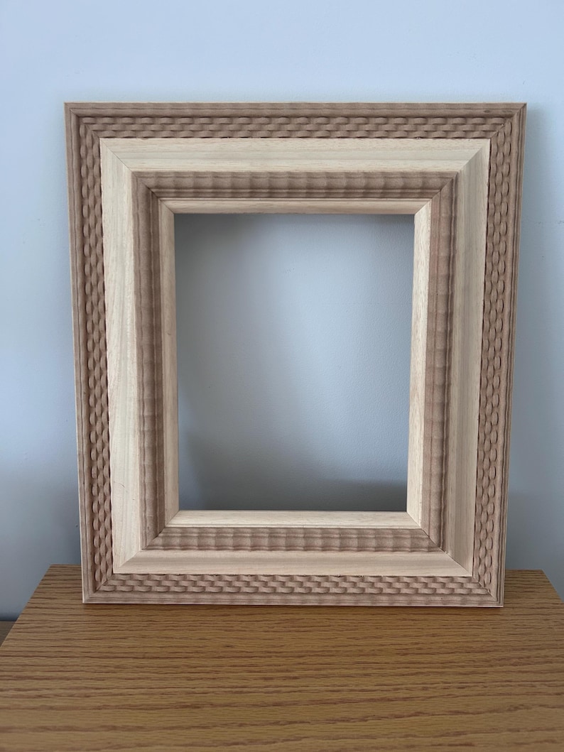 Handmade Dutch Ripple Picture Frame – Baroque Style Wooden Frame - Etsy