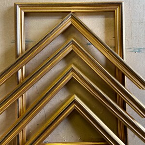 Frame Company Eldridge Rahmen - Goldfarbener Bilderrahmen., Blau, 20x16 For Pic Size 16x12