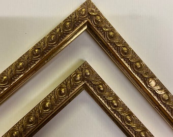 Exclusive antique style royal gold embossed wood bespoke picture photo frame handmade 6x4 5x7 7x9 8x6 10x8 12x10 14x11 16x12 20x16 A2 A3 A4