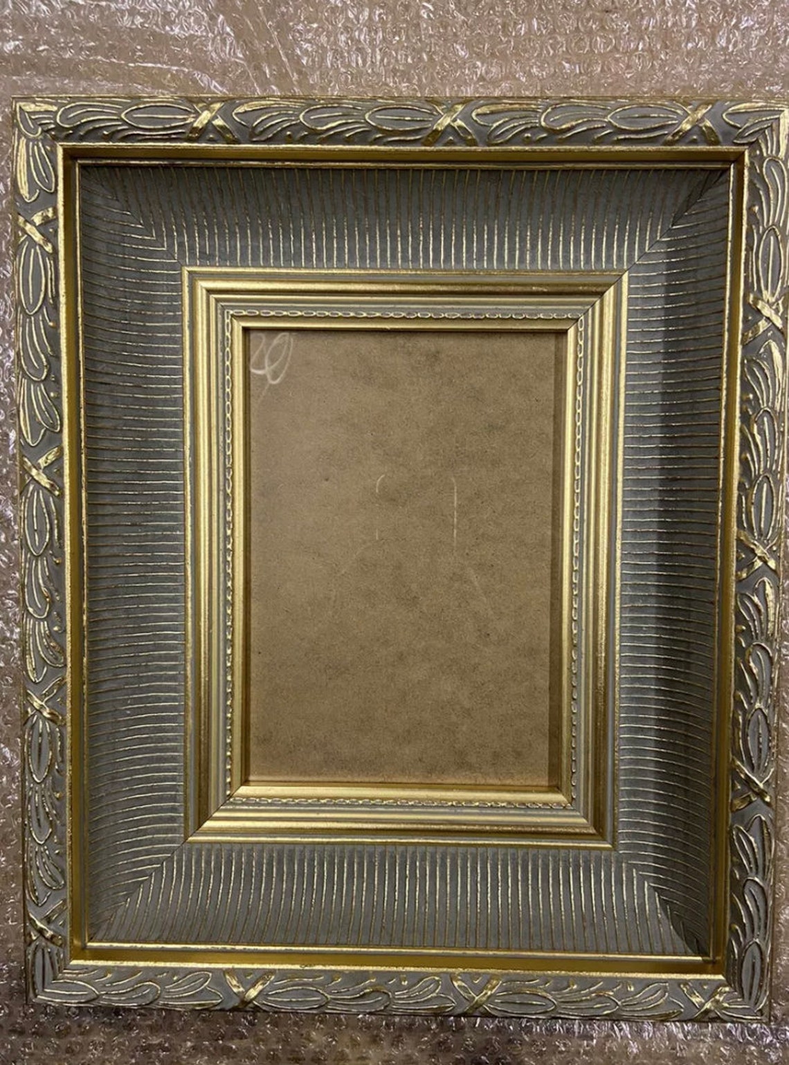 Exclusive Wide Ornate Gold Leaf Fluted Picture Frame 8x6 12x10 Etsy UK