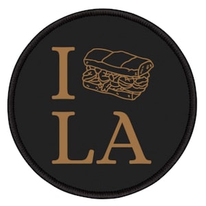 Nola Patch, Poboy Sandwich, Nola, Nola Embroidery, New Orleans, The Big Easy, Laissez Les Bon Temps Rouler, Big Easy TShirt, Iron On Patch