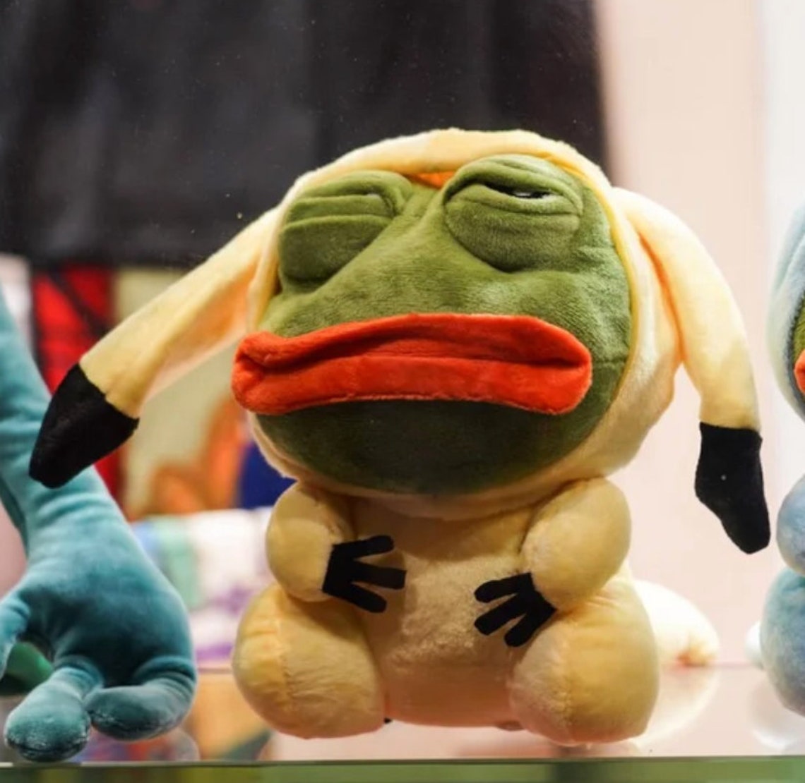 pepe the frog pikachu plush
