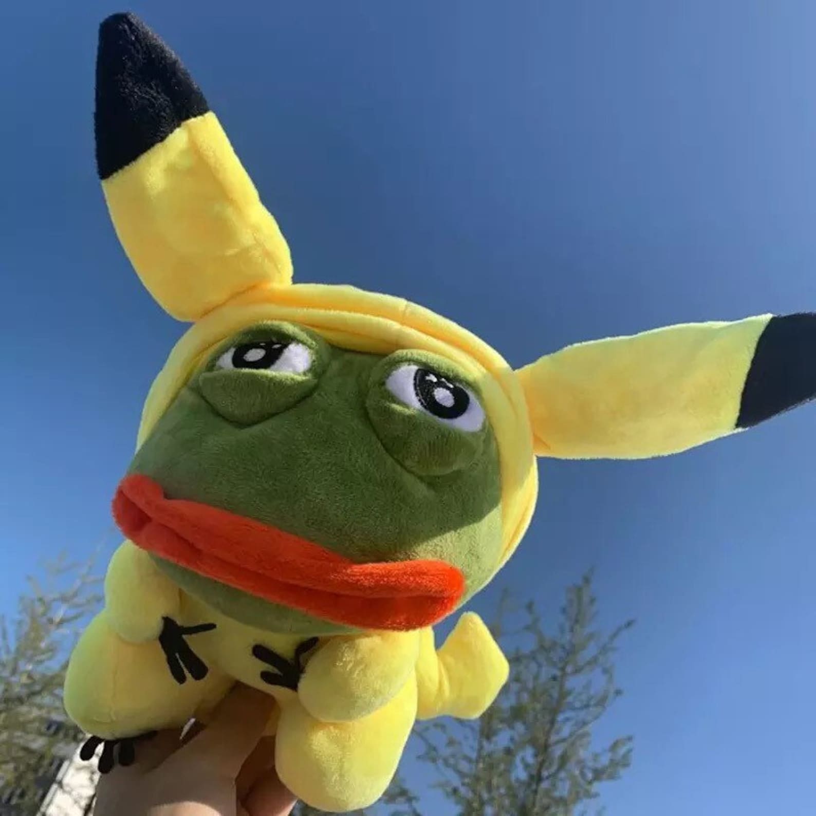 Pokemon Plush Pikachu Pepe plush Pepe The Frog Pokemon cosplay | Etsy