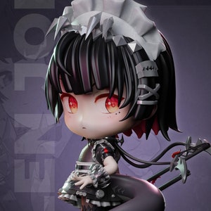 Ellen Joe Chibi Zenless Zone Zero 3d Printed Model Kit