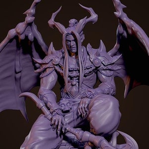 Incubus Succubus 3d Printed Miniatures 75mm