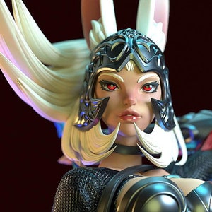 Bunny Sniper 3d Printed Model Kit