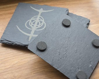 Elden Slate Coasters Set of 3