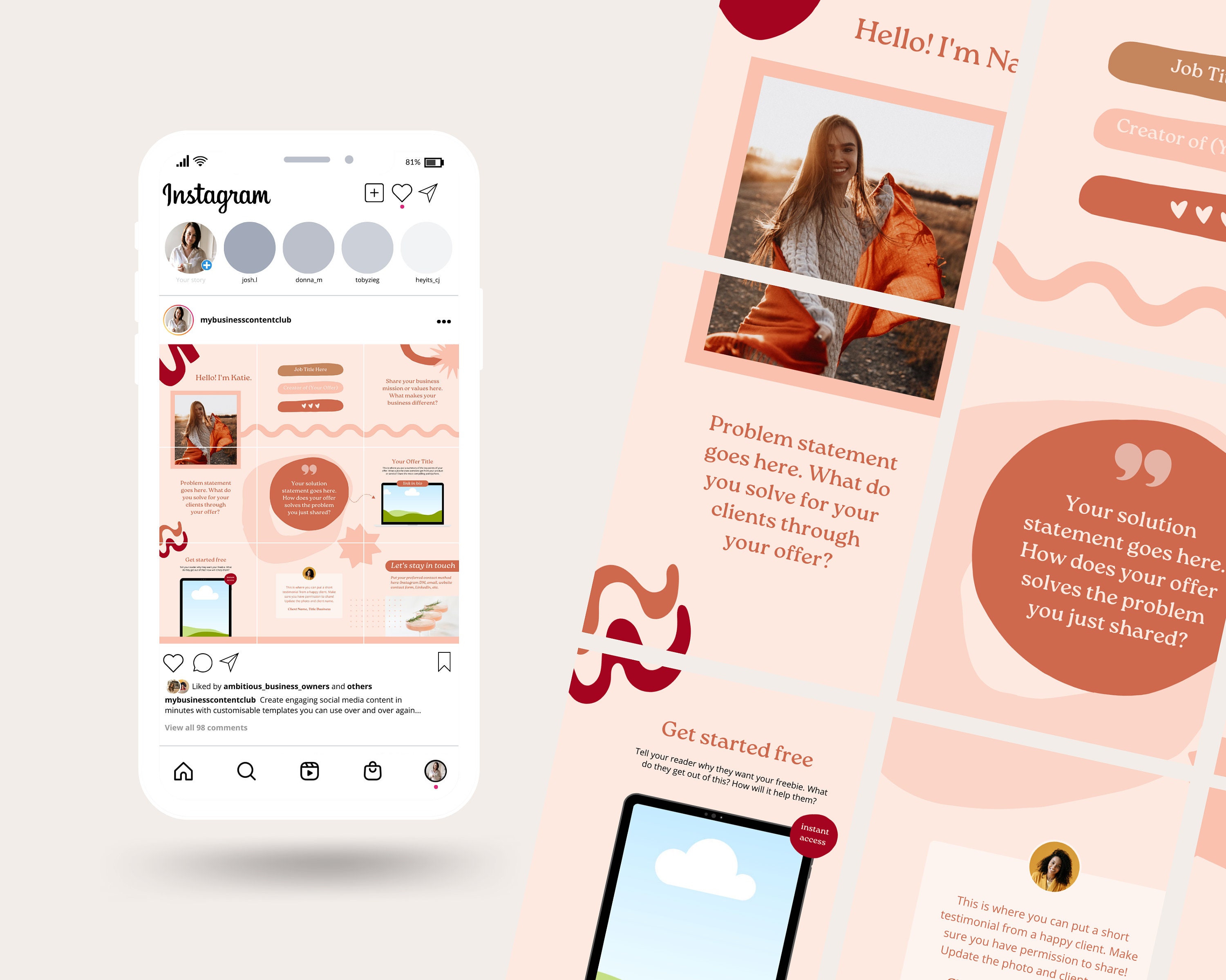 Instagram 9 Grid Template Instagram Canva Template Instagram Grid Instagram 9 Grid Template Instagram Canva Template Instagram Grid