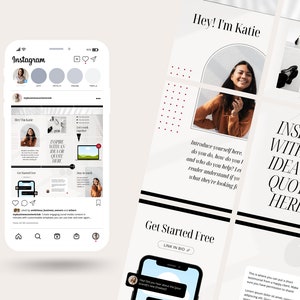 Instagram 9 Grid Template, Instagram Grid Design, Instagram Post ...