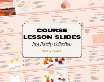 Modelo de curso Canva, slides de curso on-line, modelo de apresentação Canva, modelo de apresentação de slides Canva, slides de apresentação para aulas do curso